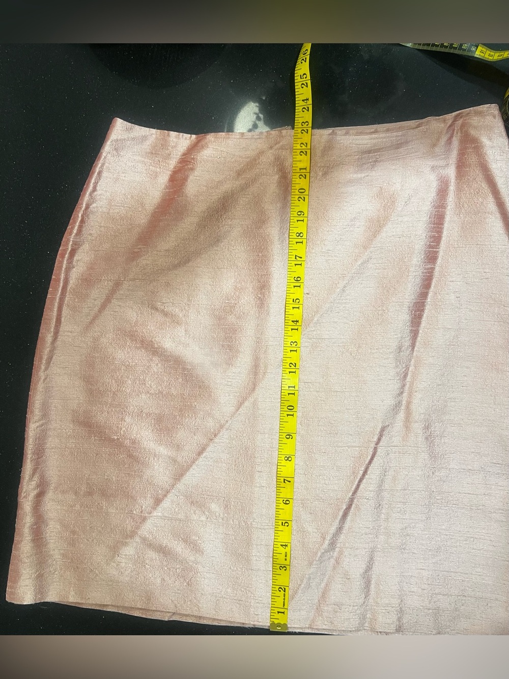 Ellen Tracy Rose Pink SilkTwo-Piece Skirt Set - Picture 16 of 16